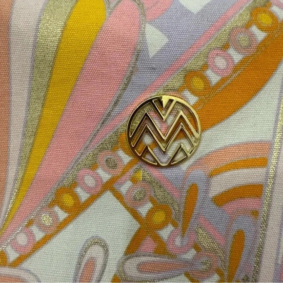 Macbeth Collections by Margaret Josephs Women’s Colorful Zip Up Pencil Case NWT - Picture 4 of 9